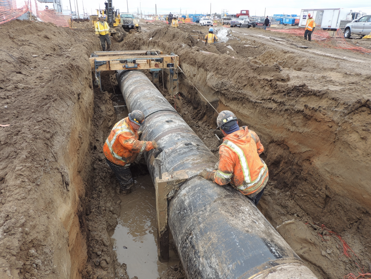 Utility pipeline installation